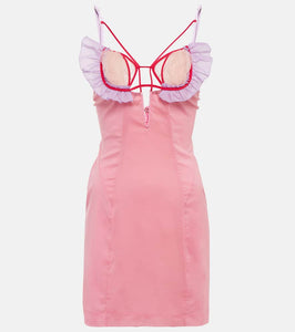 Nensi Dojaka Silk-blend minidress