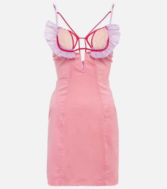 Nensi Dojaka Silk-blend minidress