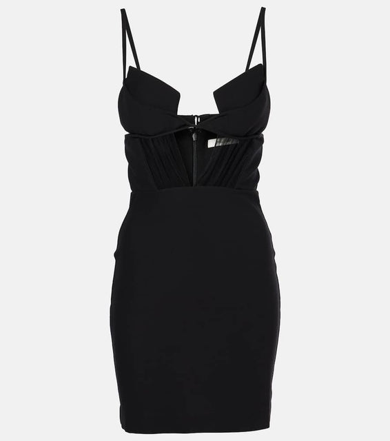 Nensi Dojaka crêpe minidress