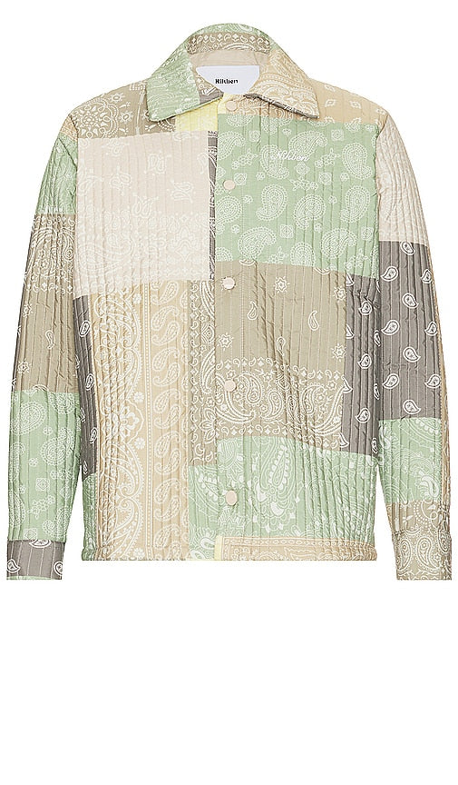 Nikben Cruz Paisley Jacket in Green - Nikben Cruz - Veste motif cachemire en vert - Nikben Cruz 绿色佩斯利图案夹克 - Nikben Cruz Paisley-Jacke in Grün - Nikben Cruz 페이즐리 재킷 - Giacca Nikben Cruz Paisley in verde