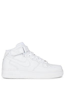 Nike Air Force 1 '07 Mid Rec Sneaker in White - Nike - Air Force 1 '07 Mid Rec - Baskets - Blanc - Nike Air Force 1 '07 Mid Rec 运动鞋 白色 - Nike Air Force 1 '07 Mid Rec Sneaker in Weiß - 나이키 에어포스 1 '07 미드 렉 스니커즈 화이트 색상 - Sneaker Nike Air Force 1 '07 Mid Rec in bianco