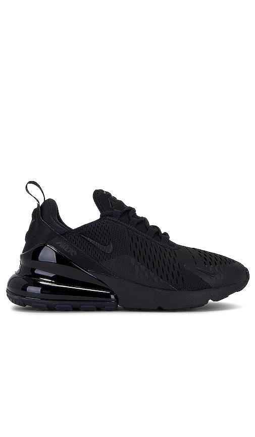 Nike Air Max 270 Sneaker in Black - Baskets Nike Air Max 270 en noir - Nike Air Max 270 黑色运动鞋 - Nike Air Max 270 Sneaker in Schwarz - Nike Air Max 270 스니커즈블랙 색상 - Sneaker Nike Air Max 270 in nero