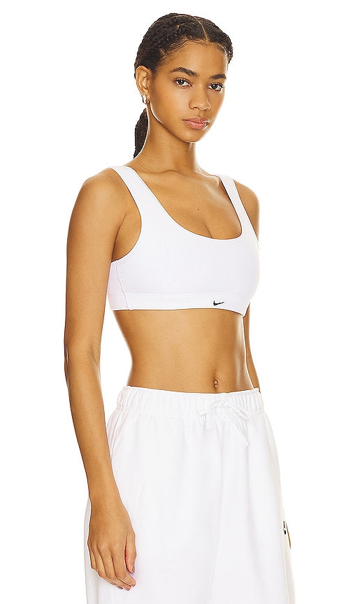 Nike Alate All U Light Support Sports Bra in White