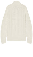Nike Cable Knit Turtleneck in Ivory