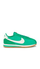 Nike Cortez Textile Sneaker in Green | Stadium Green  Coconut Milk  & Safety Or Lifestyle Sneakers for Women