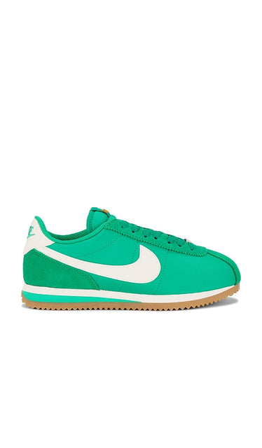 Nike Cortez Textile Sneaker in Green | Stadium Green  Coconut Milk  & Safety Or Lifestyle Sneakers for Women