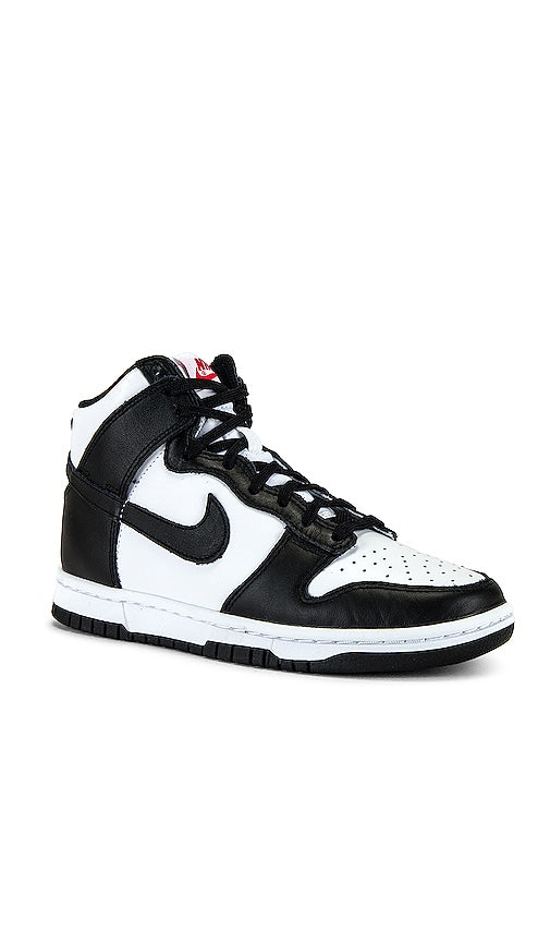 Nike Dunk High Sneaker in Black & White