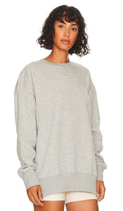 Nike NSW Fleece Crewneck Sweatshirt in Grey