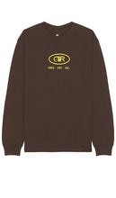 Nike NSW M90 Long Sleeve Tee in Brown
