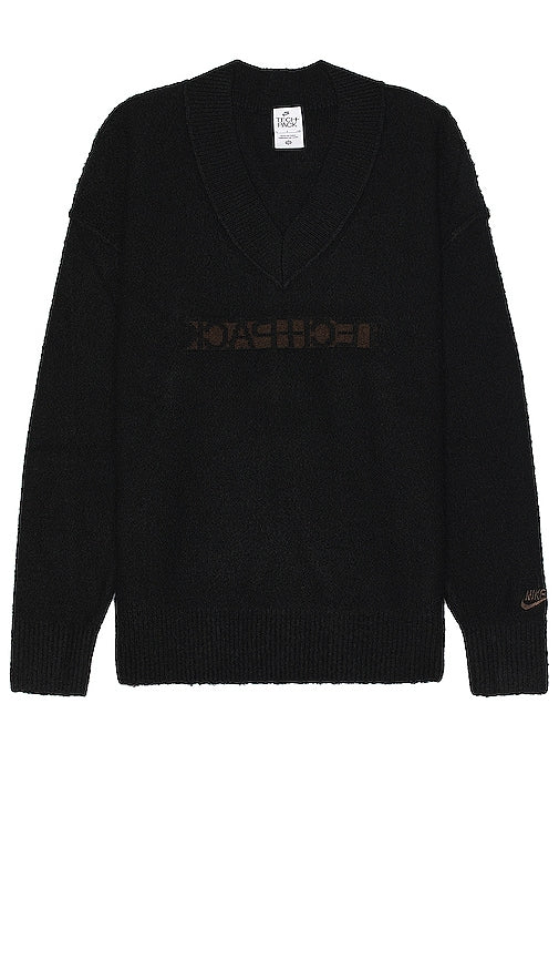 Nike Nsw Knit Sweater in Black - Nike NSW - Pull en tricot noir - Nike Nsw 黑色针织毛衣 - Nike Nsw Strickpullover in Schwarz - Nike Nsw 니트 스웨터블랙 색상 - Maglione lavorato a maglia Nike Nsw in nero