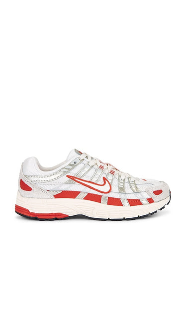 Nike P-6000 Sneaker in Red | Sail  Picante Red  Pale Ivory  & Light B Athletic Sneakers for Women