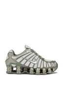Nike Shox TL Sneaker in Grey | Light Silver  White  & Light Army Athletic Sneakers for Women