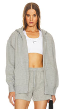 Nike Sportswear Phoenix Fleece Oversized Zip Up Hoodie in Grey - Nike Sportswear - Phoenix - Sweat à capuche zippé oversize en polaire - Gris - Nike Sportswear Phoenix Fleece 灰色超大拉链连帽衫 - Nike Sportswear Phoenix Fleece Übergroßer Kapuzenpullover mit Reißverschluss in Grau - 나이키 스포츠웨어 피닉스 플리스 오버사이즈 집업 후디 그레이 색상 - Felpa con cappuccio oversize con zip Nike Sportswear Phoenix Fleece in grigio