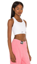 Nike Swoosh Long Line Bra in White