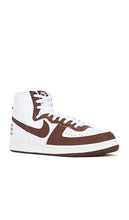 Nike Terminator High in White,Burgundy
