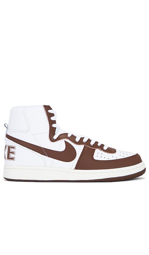 Nike Terminator High in White,Burgundy