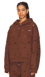 Nike X Jacquemus Swoosh Hoodie in Brown