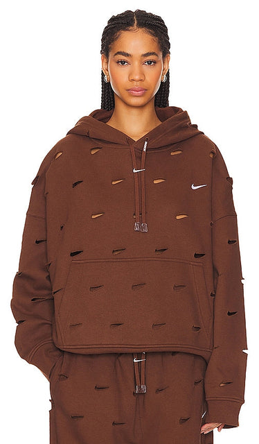 Nike X Jacquemus Swoosh Hoodie in Brown