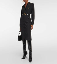 Nili Lotan Adelaide silk midi shirt dress