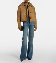 Nili Lotan Benoite shearling-lined suede jacket