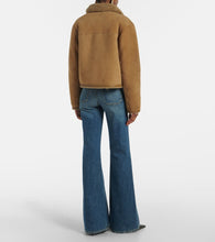 Nili Lotan Benoite shearling-lined suede jacket