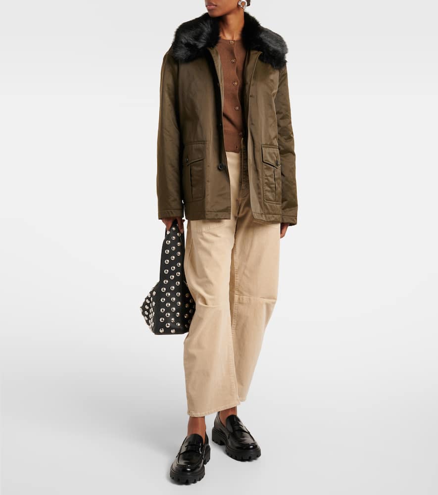 Nili Lotan Blaise faux fur-trimmed parka