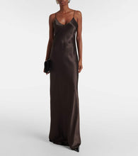 Nili Lotan Cami silk charmeuse gown