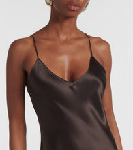 Nili Lotan Cami silk charmeuse gown