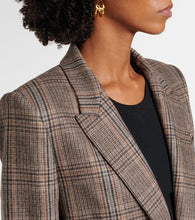 Nili Lotan Diane plaid wool blazer