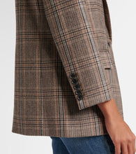 Nili Lotan Diane plaid wool blazer