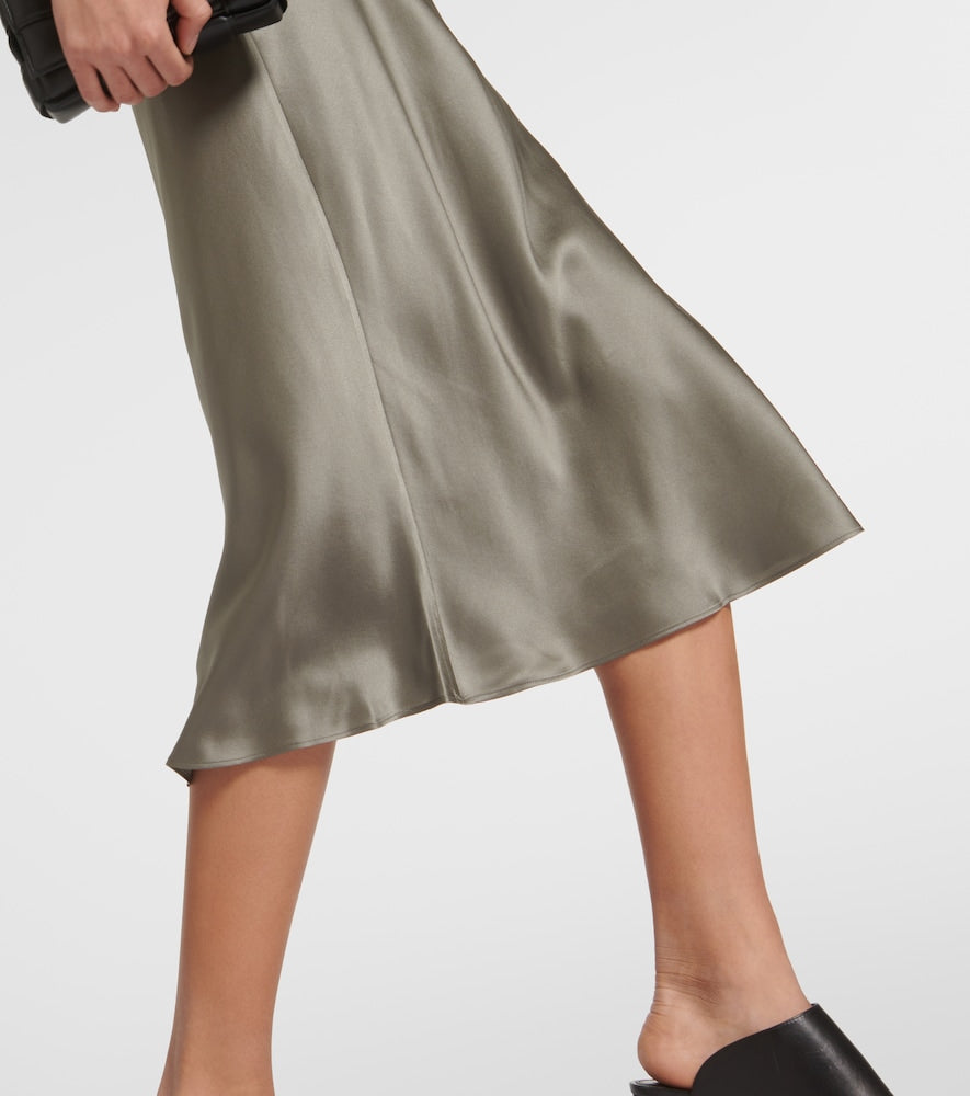 Nili Lotan Eglantine halterneck silk midi dress