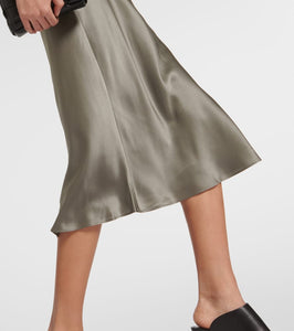 Nili Lotan Eglantine halterneck silk midi dress