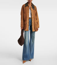 Nili Lotan Kedem leather-trimmed suede jacket