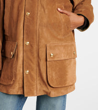 Nili Lotan Kedem leather-trimmed suede jacket