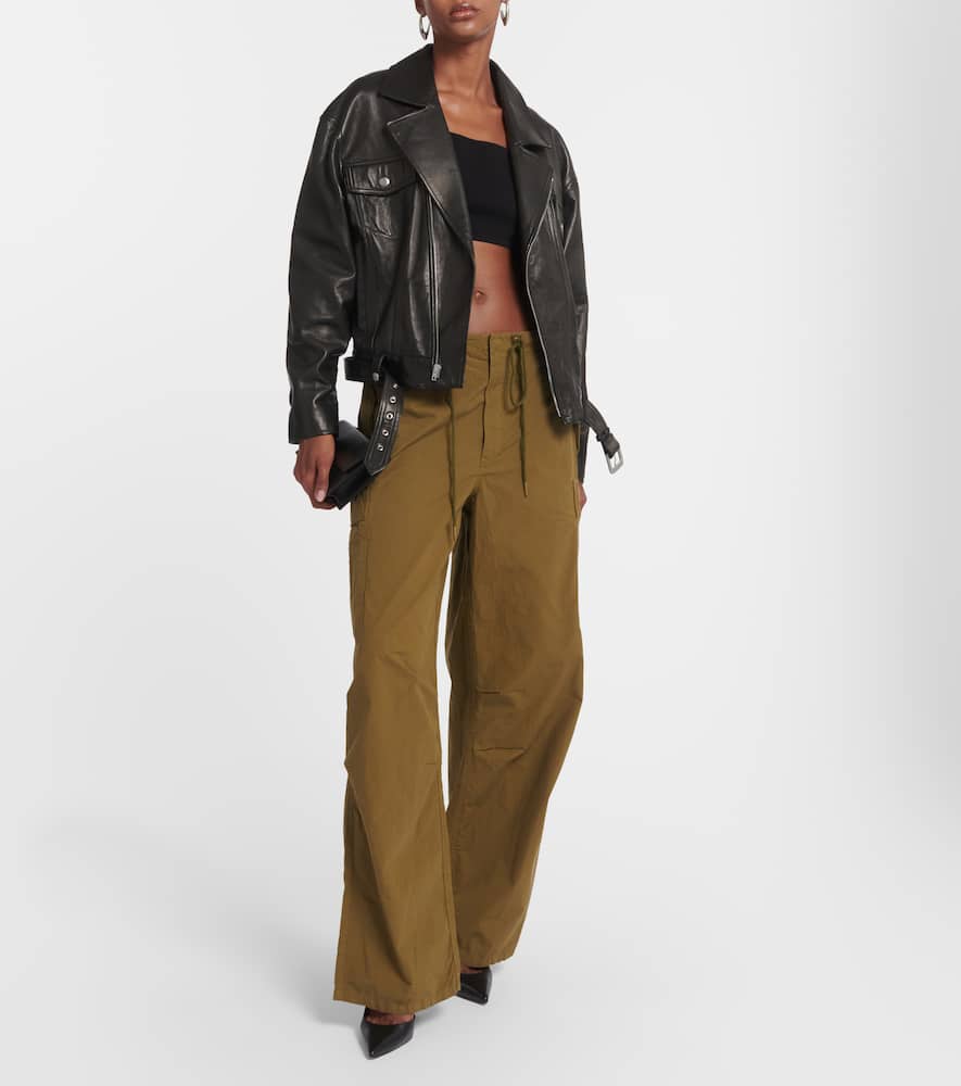 Nili Lotan Lenny leather biker jacket