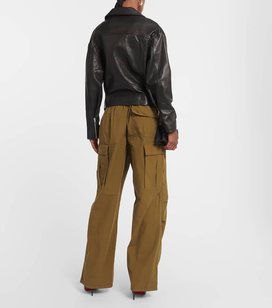 Nili Lotan Lenny leather biker jacket
