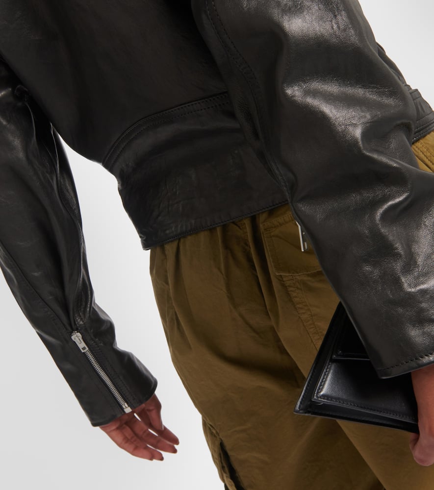 Nili Lotan Lenny leather biker jacket