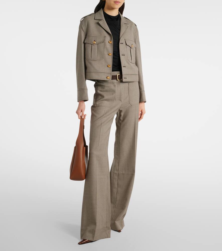 Nili Lotan Lise cropped virgin wool jacket