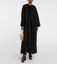 Nili Lotan Nelya embroidered cotton maxi dress