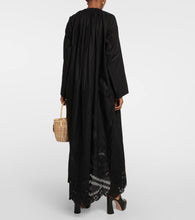 Nili Lotan Nelya embroidered cotton maxi dress