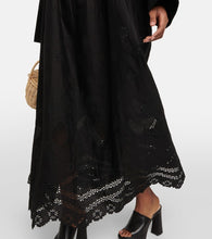 Nili Lotan Nelya embroidered cotton maxi dress