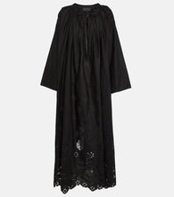 Nili Lotan Nelya embroidered cotton maxi dress