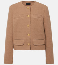 Nili Lotan Paige cropped tweed boucl√É¬© jacket - Nili Lotan Paige 短款粗花呢外套
