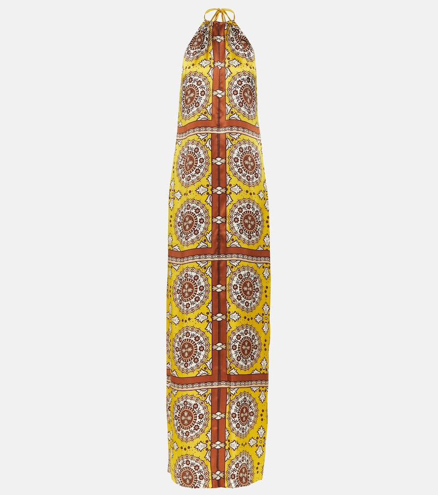 Nili Lotan Rigel printed silk maxi dress. Nili Lotan Rigel 印花真丝长裙