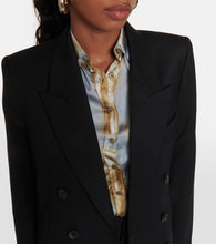 Nili Lotan Valerie wool twill blazer