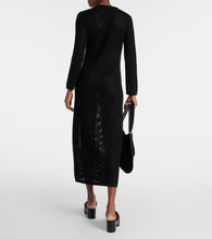 Nili Lotan Zera open-knit cotton maxi dress