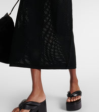 Nili Lotan Zera open-knit cotton maxi dress