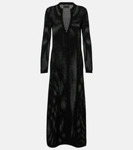 Nili Lotan Zera open-knit cotton maxi dress. Nili Lotan Zera 开襟棉质长裙