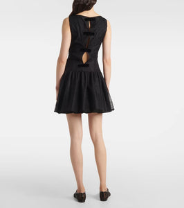 Nina Ricci Bow-detail lace minidress