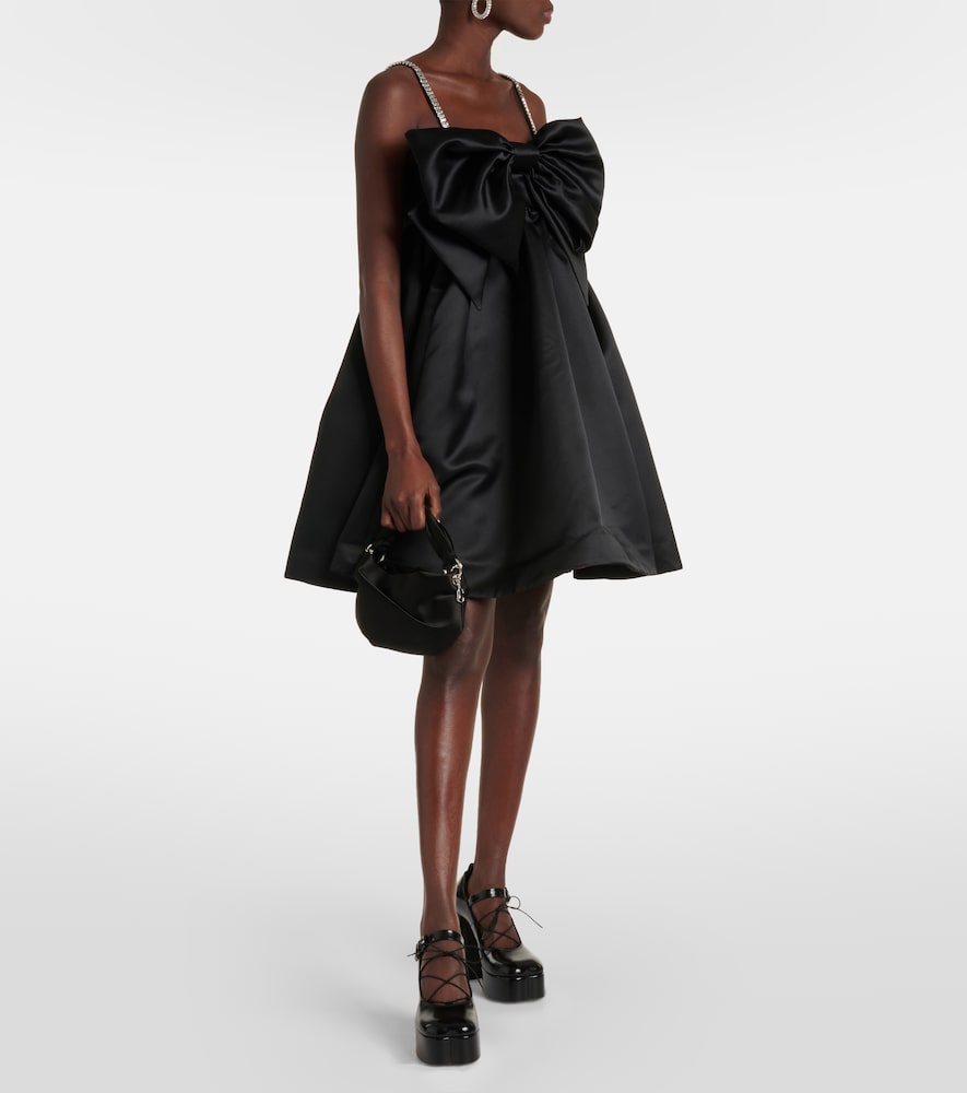 Nina Ricci Bow-detail satin minidress